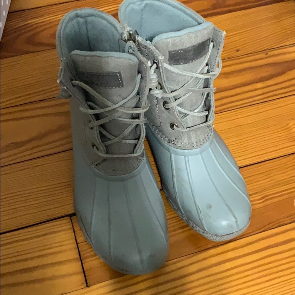 Sperry waterproof rubber boot size 6